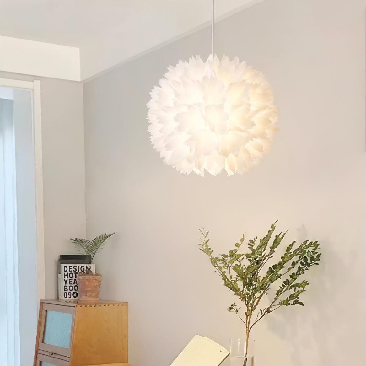 Renuiella żyrandol w stylu nordyckim z motywem kwiatowym