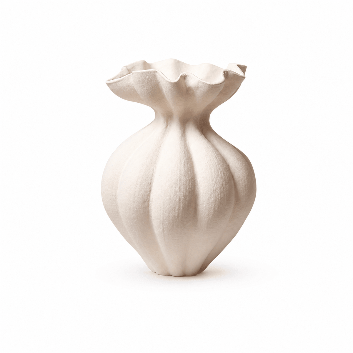 Fluted Bloom ceramika waza
