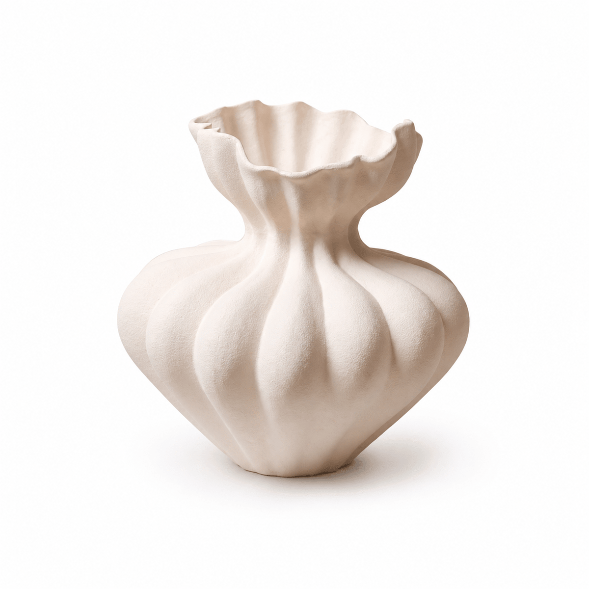 Fluted Bloom ceramika waza