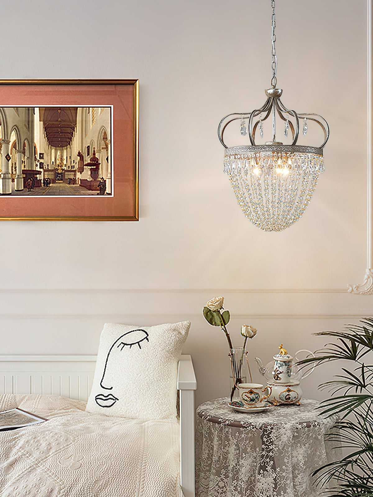 Abella żyrandol z kryształu w kształcie łzy
