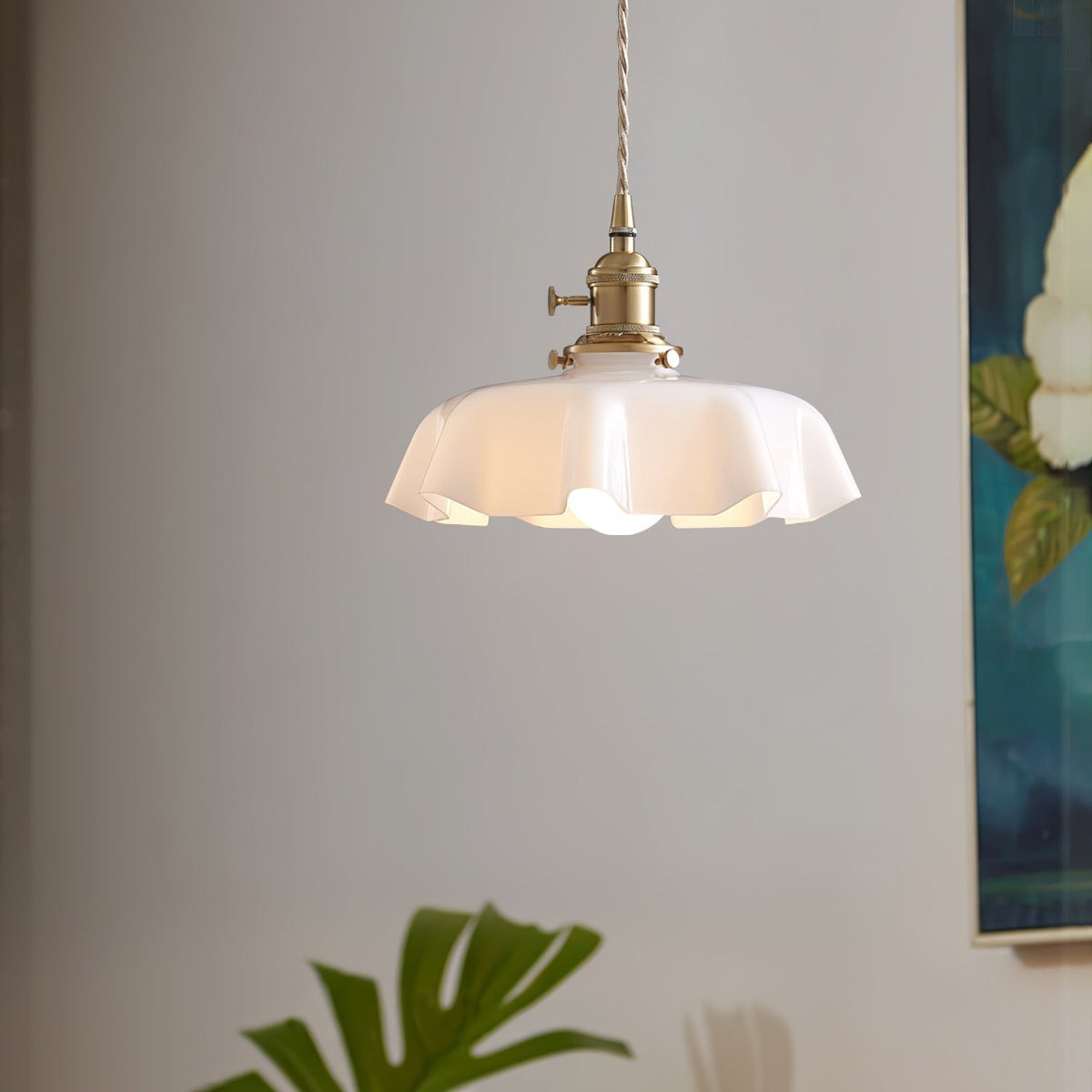 Liorivora lampa wisząca French Flower do jadalni