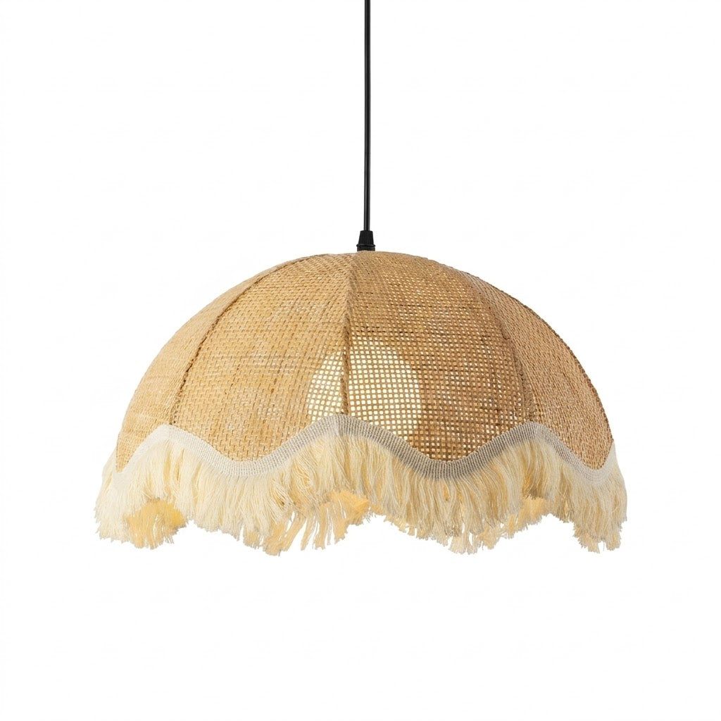 Grille lampa wisząca z rattanu