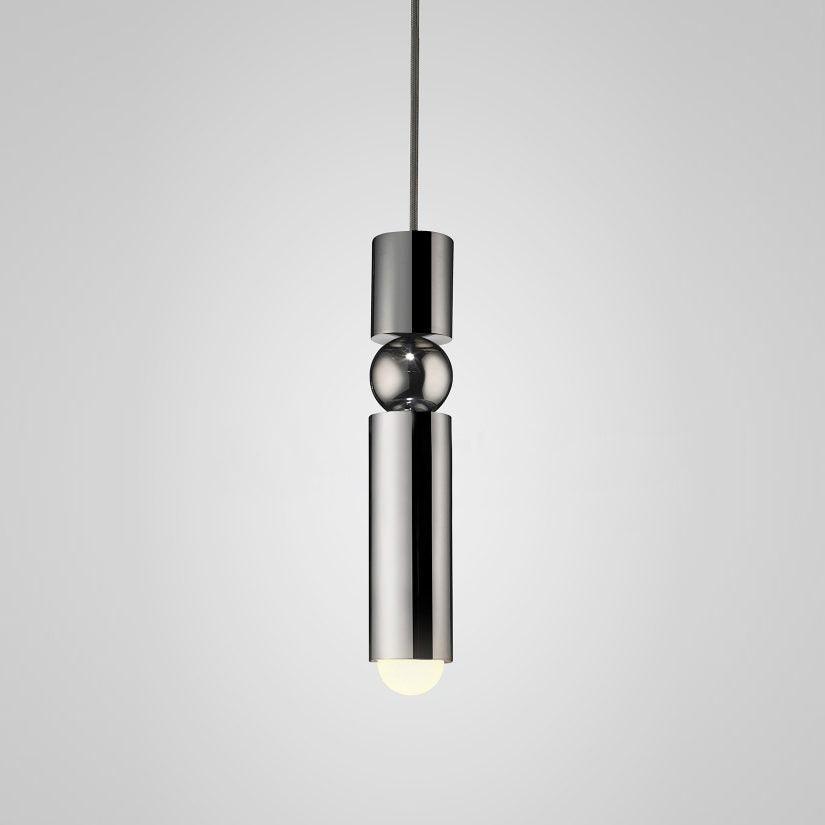 Velkis geometryczna lampa wisząca z aluminium do salonu | Cielum