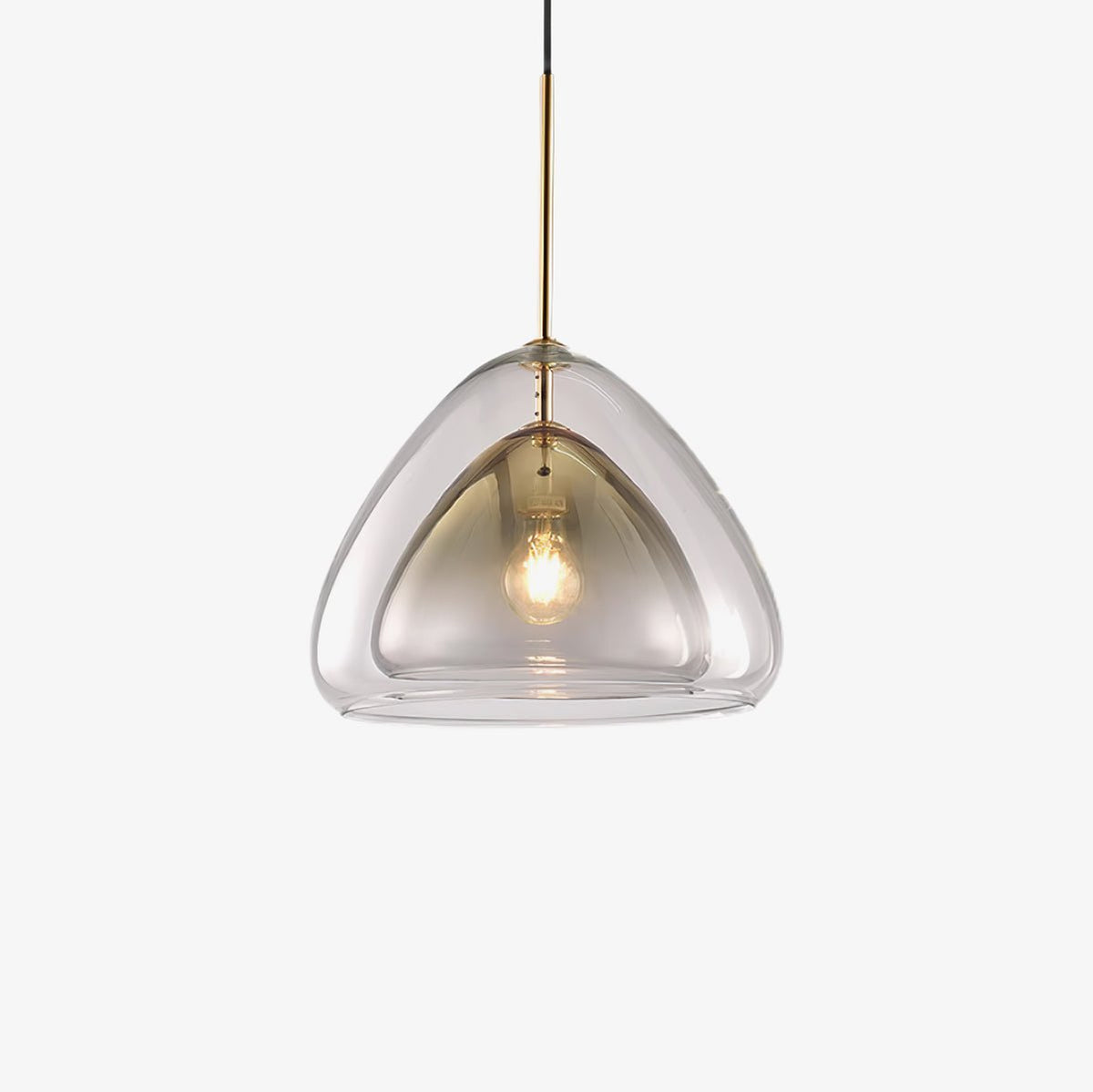 Dera lampa wisząca ze szkła w stylu luksusowym