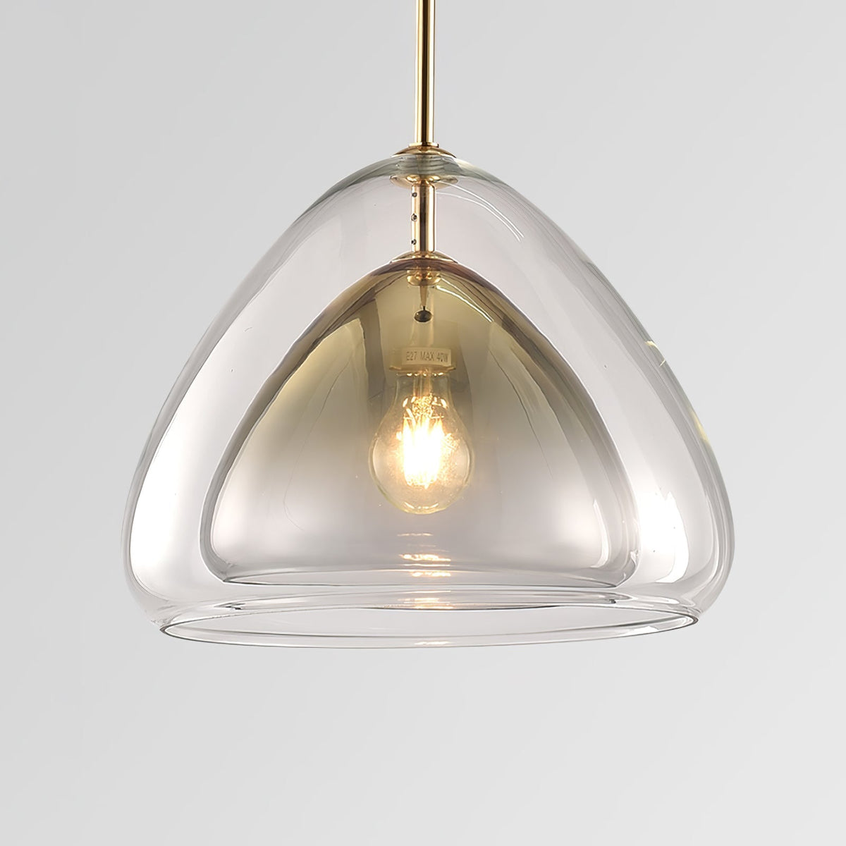 Dera lampa wisząca ze szkła w stylu luksusowym