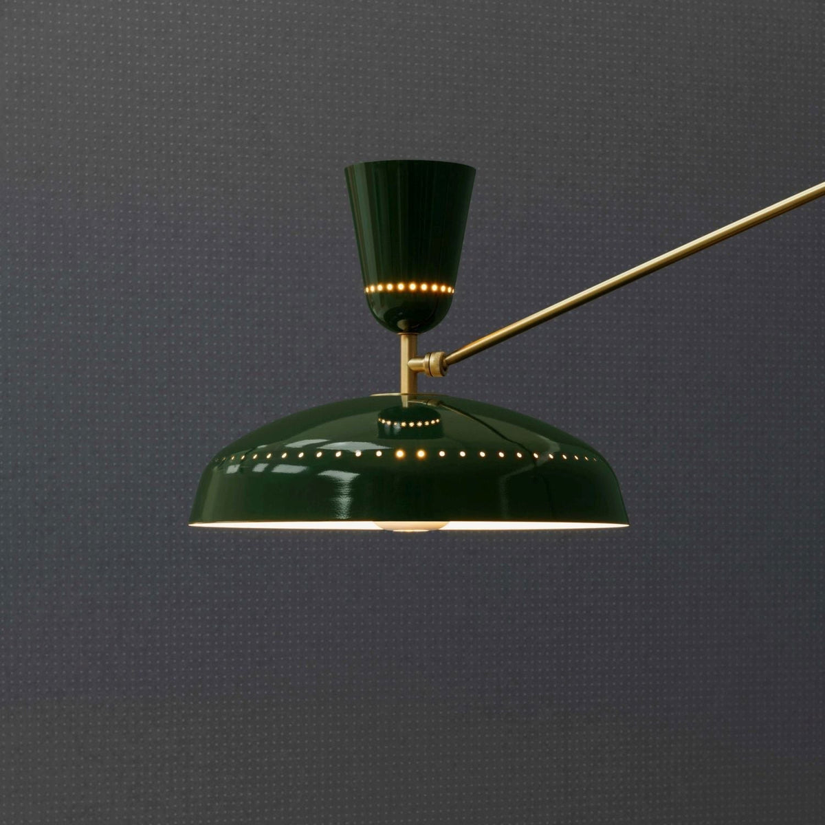 Celeste minimalistyczna lampa stojąca z miedzi