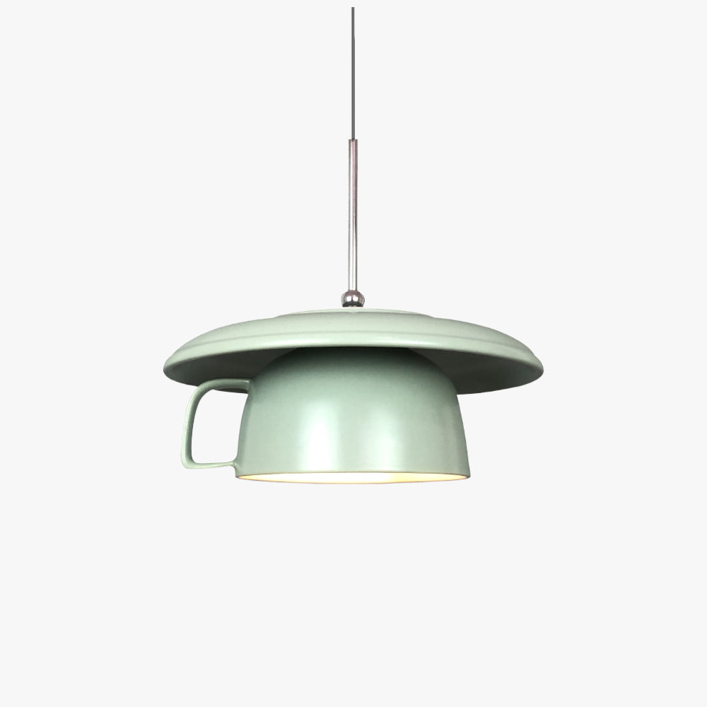 Valentina rustykalna lampa wisząca z ceramiki LED do salonu