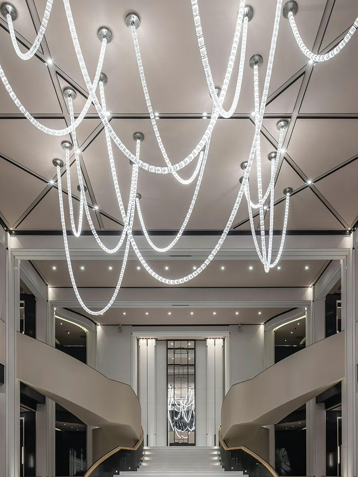 Cavenira żyrandol kryształowy w stylu Art Deco