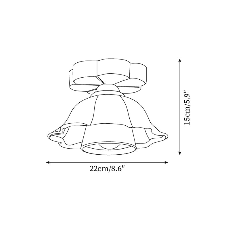 Coral lampa sufitowa