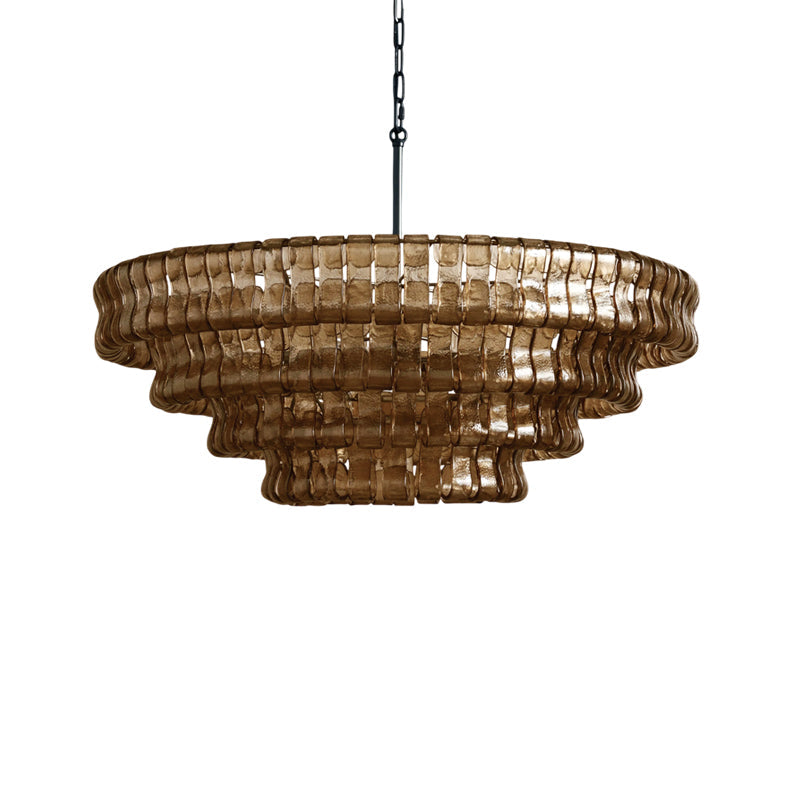 Venetia żyrandol okrągły ze szkła