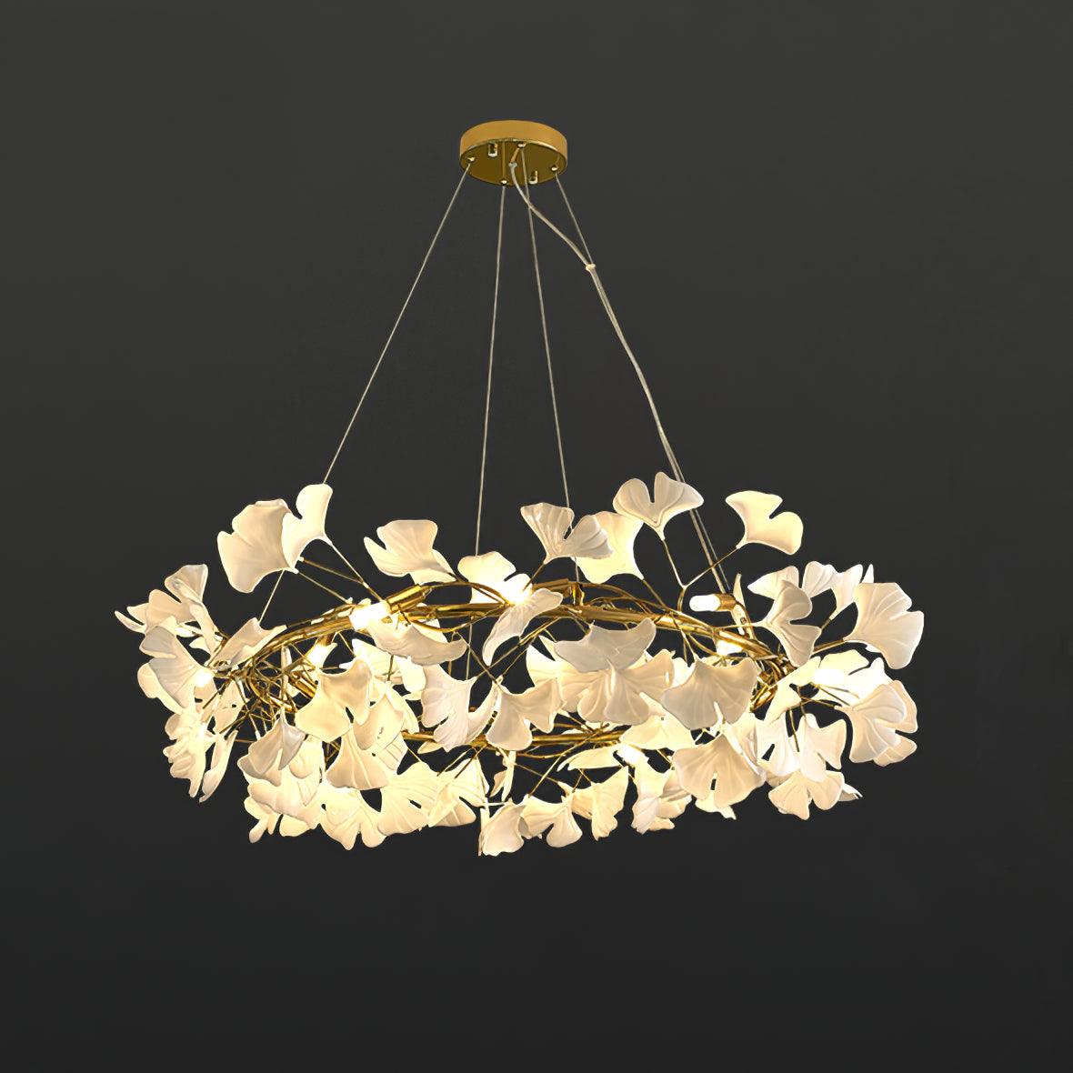 Orelalella Gingko LED Branch żyrandol