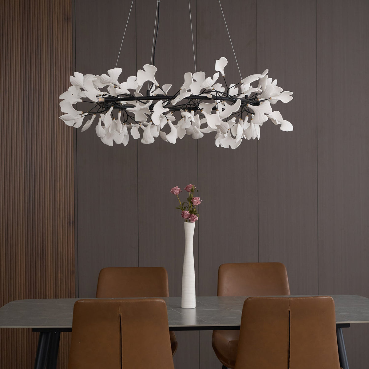 Orelalella Gingko LED Branch żyrandol