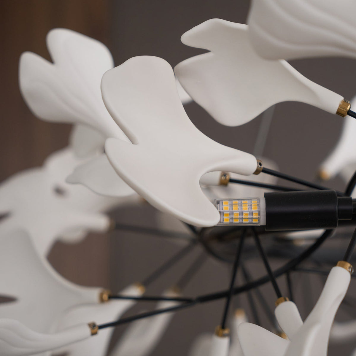 Orelalella Gingko LED Branch żyrandol
