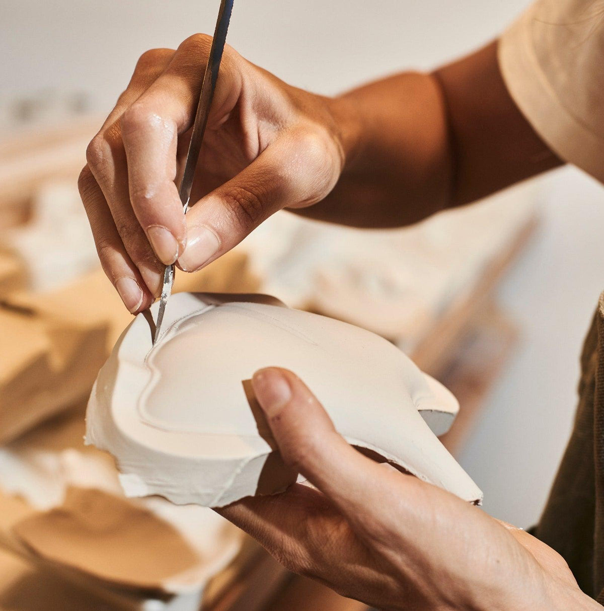 Ririxel żyrandol Gingko ceramiczne płatki złoto