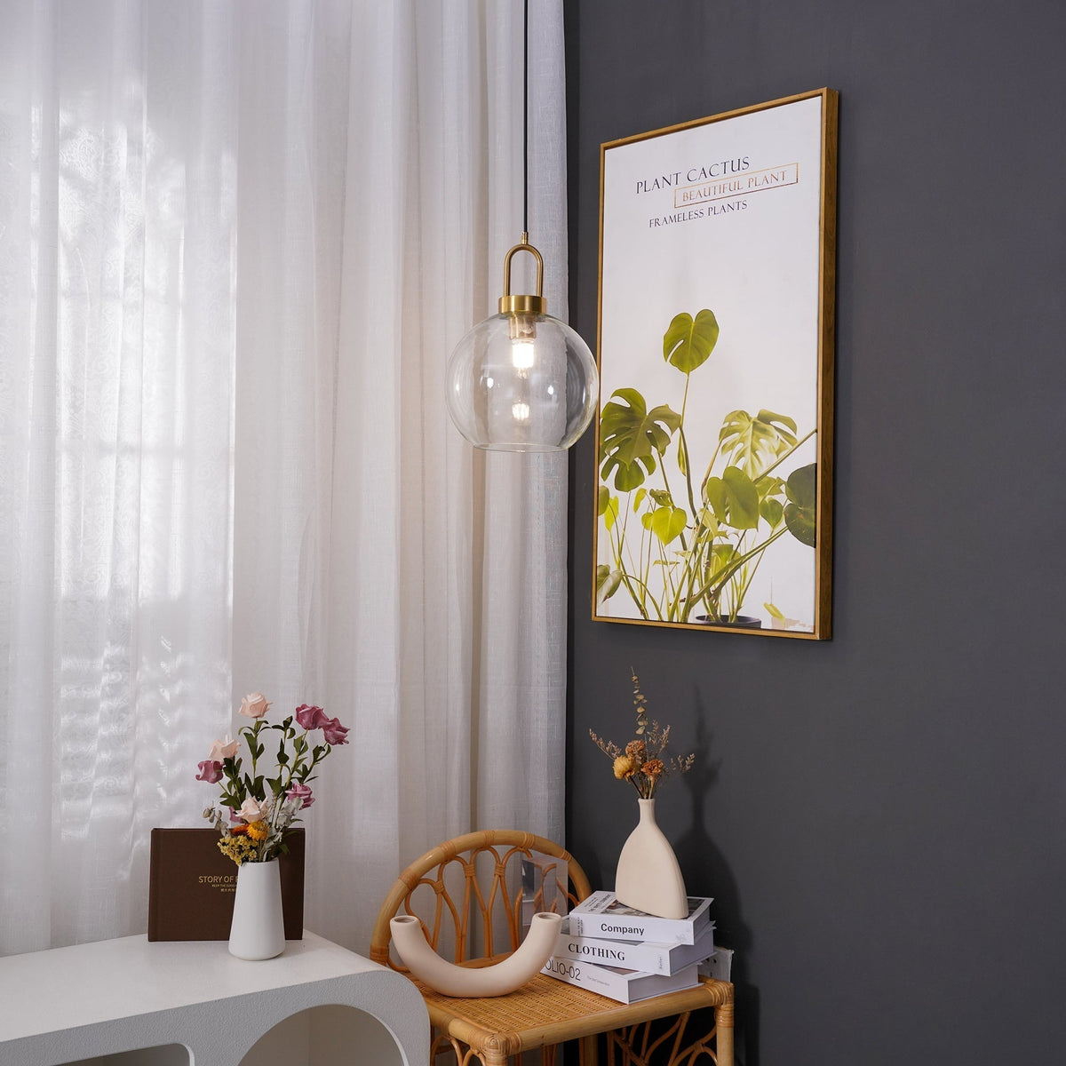 Sevelo lampa wisząca ze szkła matowego