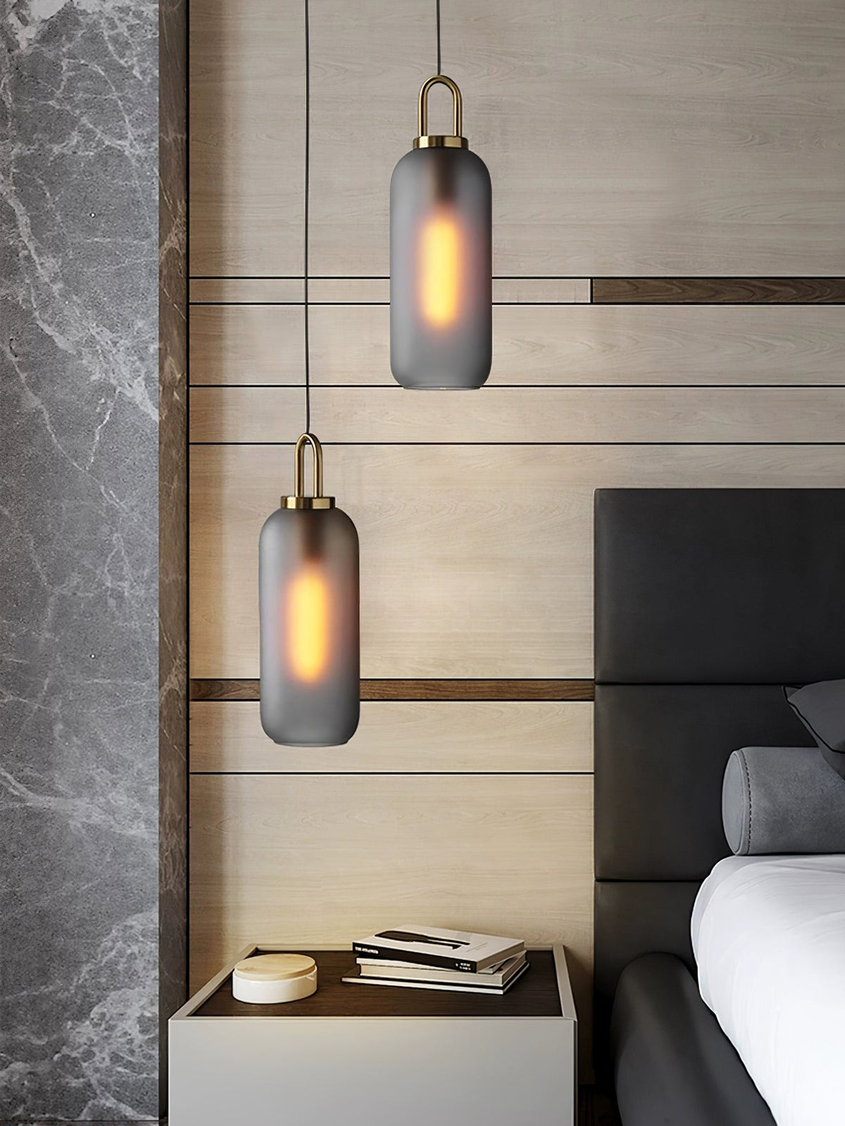 Sevelo lampa wisząca ze szkła matowego