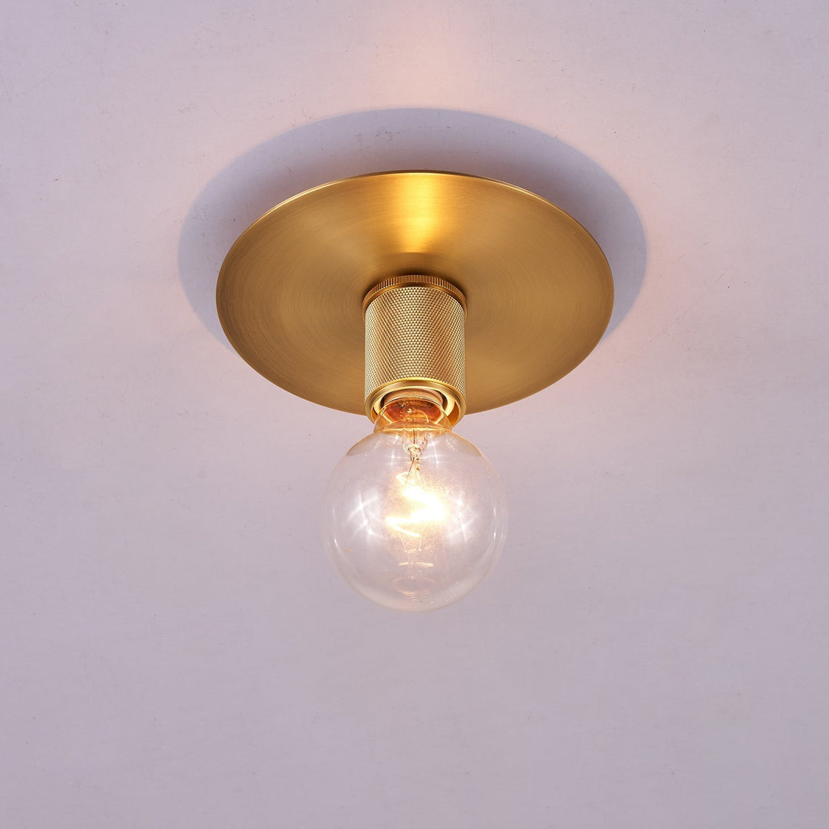 Aursorion nowoczesna lampa sufitowa w mosiądzu