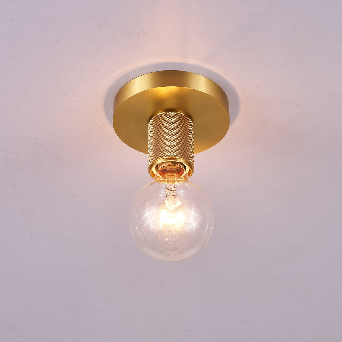 Aursorion nowoczesna lampa sufitowa w mosiądzu