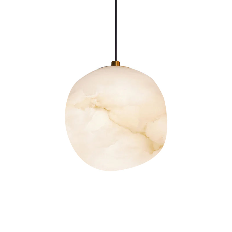 Ralen lampa wisząca Alabaster Miedź Elegancja