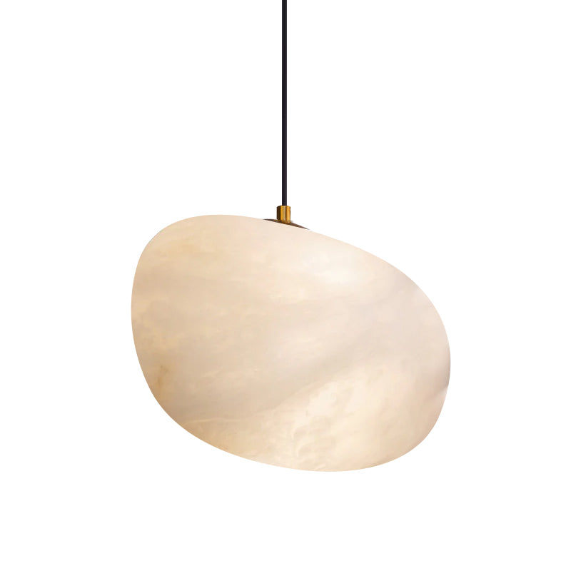Ralen lampa wisząca Alabaster Miedź Elegancja