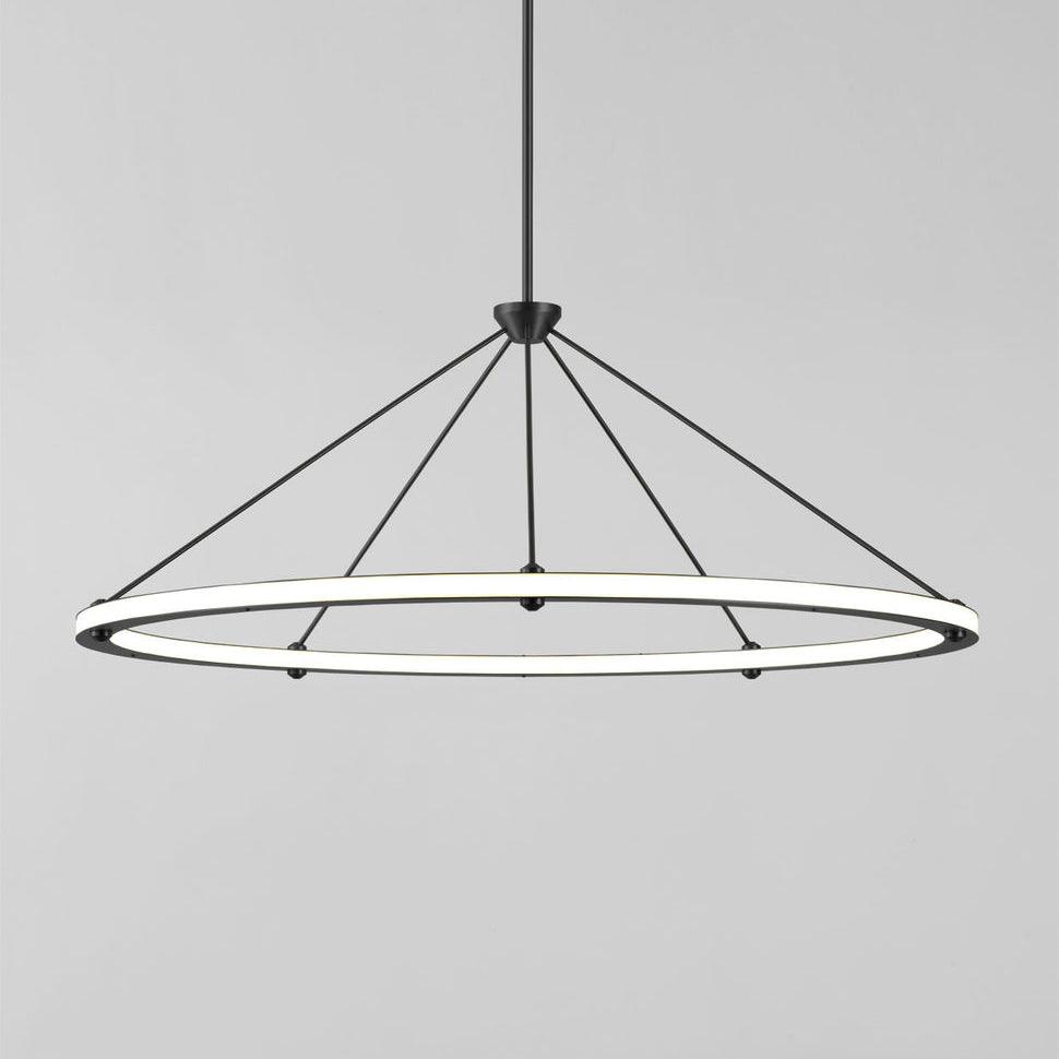 Jald minimalistyczna lampa wisząca w kształcie koła