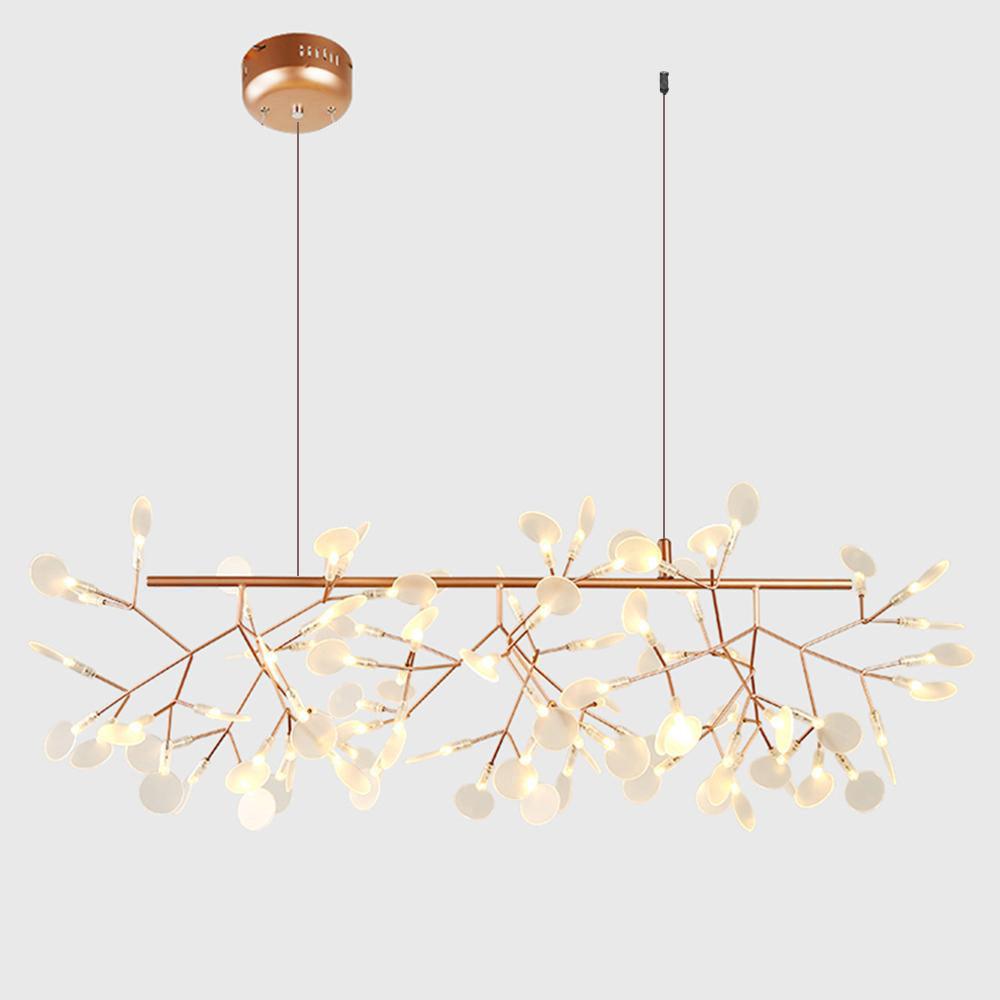 Auroreon żyrandol Rose Gold Firefly LED Branch