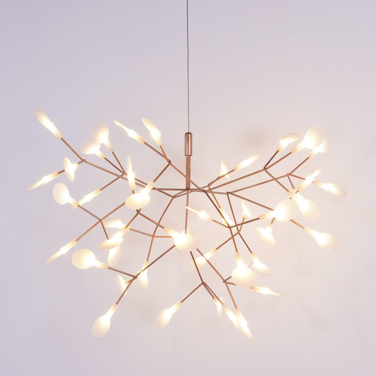 Auroreon żyrandol Rose Gold Firefly LED Branch