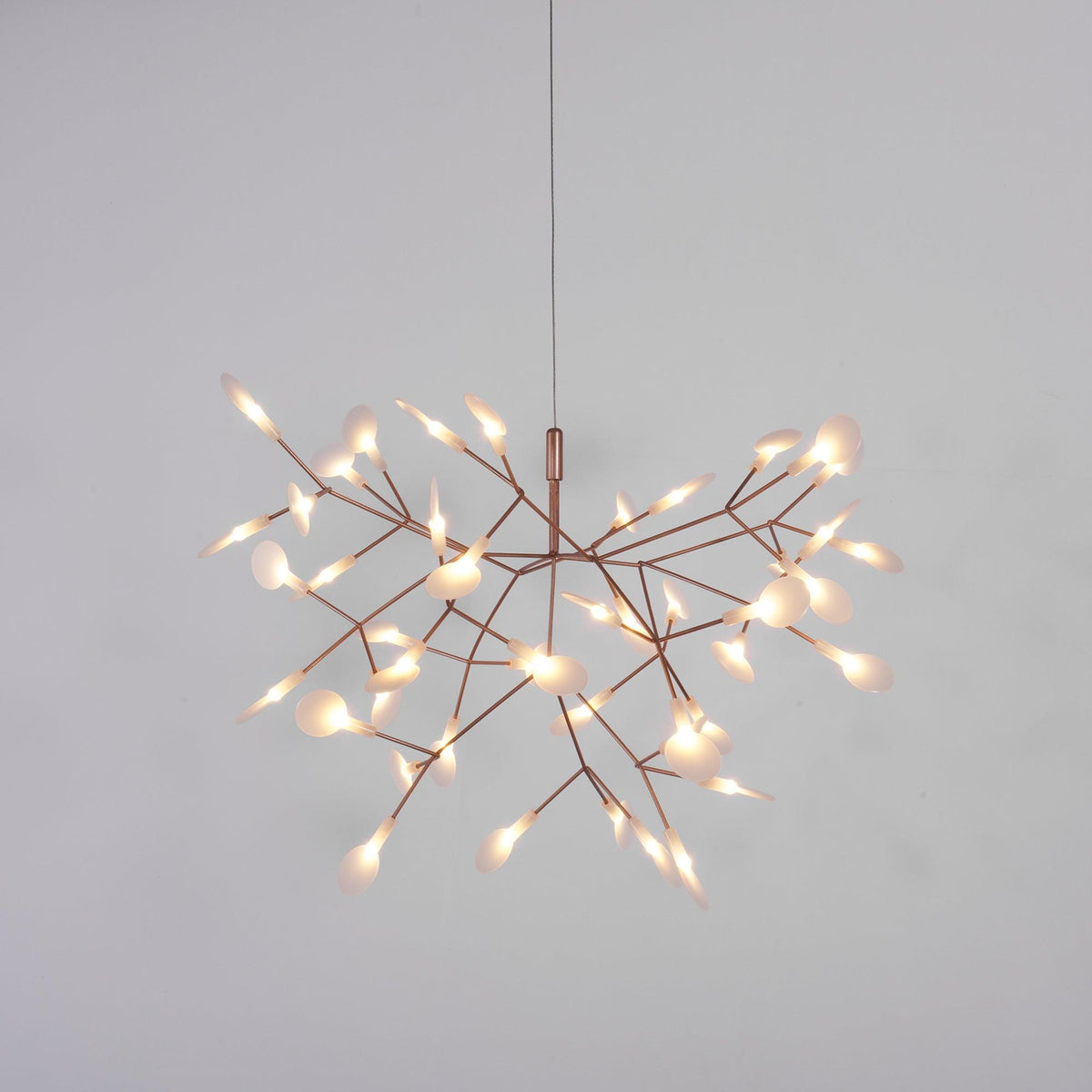 Auroreon żyrandol Rose Gold Firefly LED Branch
