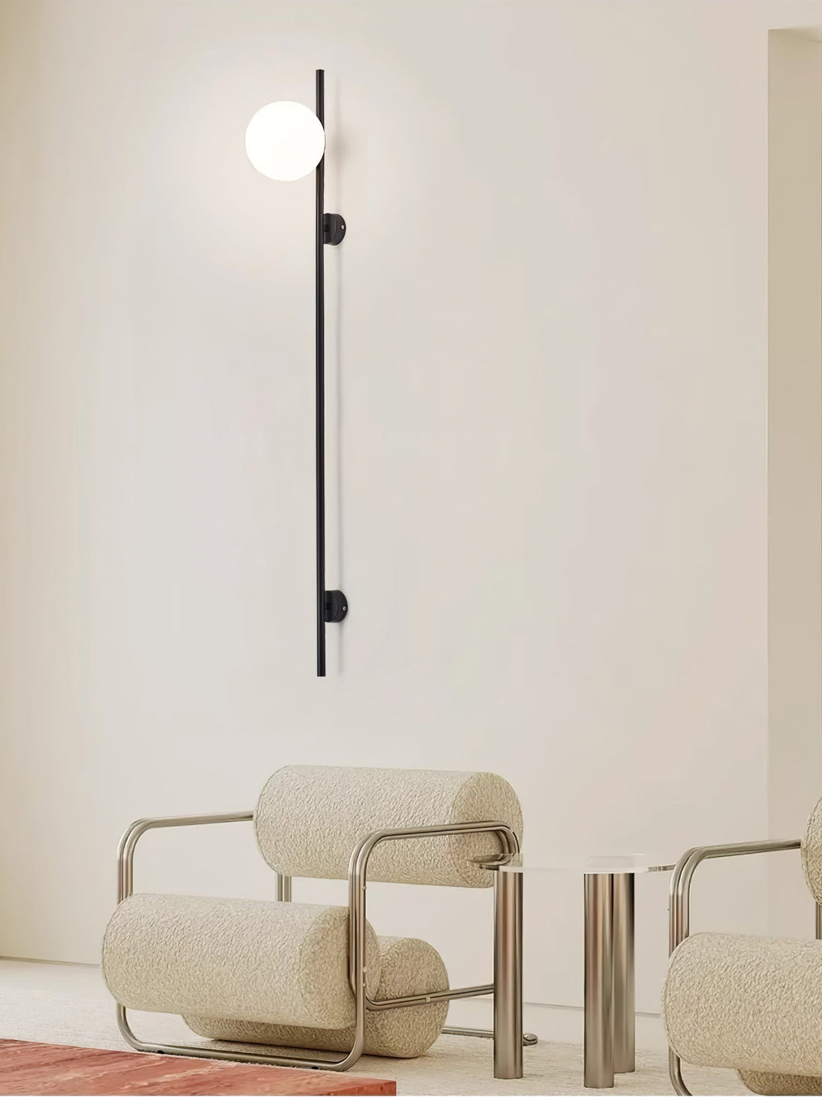 Nerylor nowoczesny minimalistyczny kinkiet ze szkła
