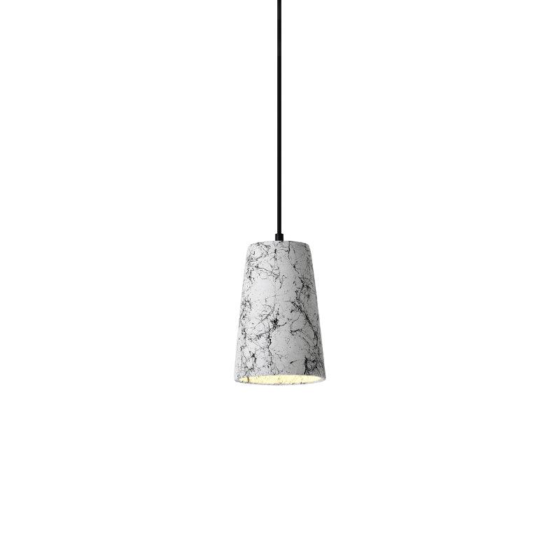 Marble nowoczesny żyrandol wiszący w stylu cementowym