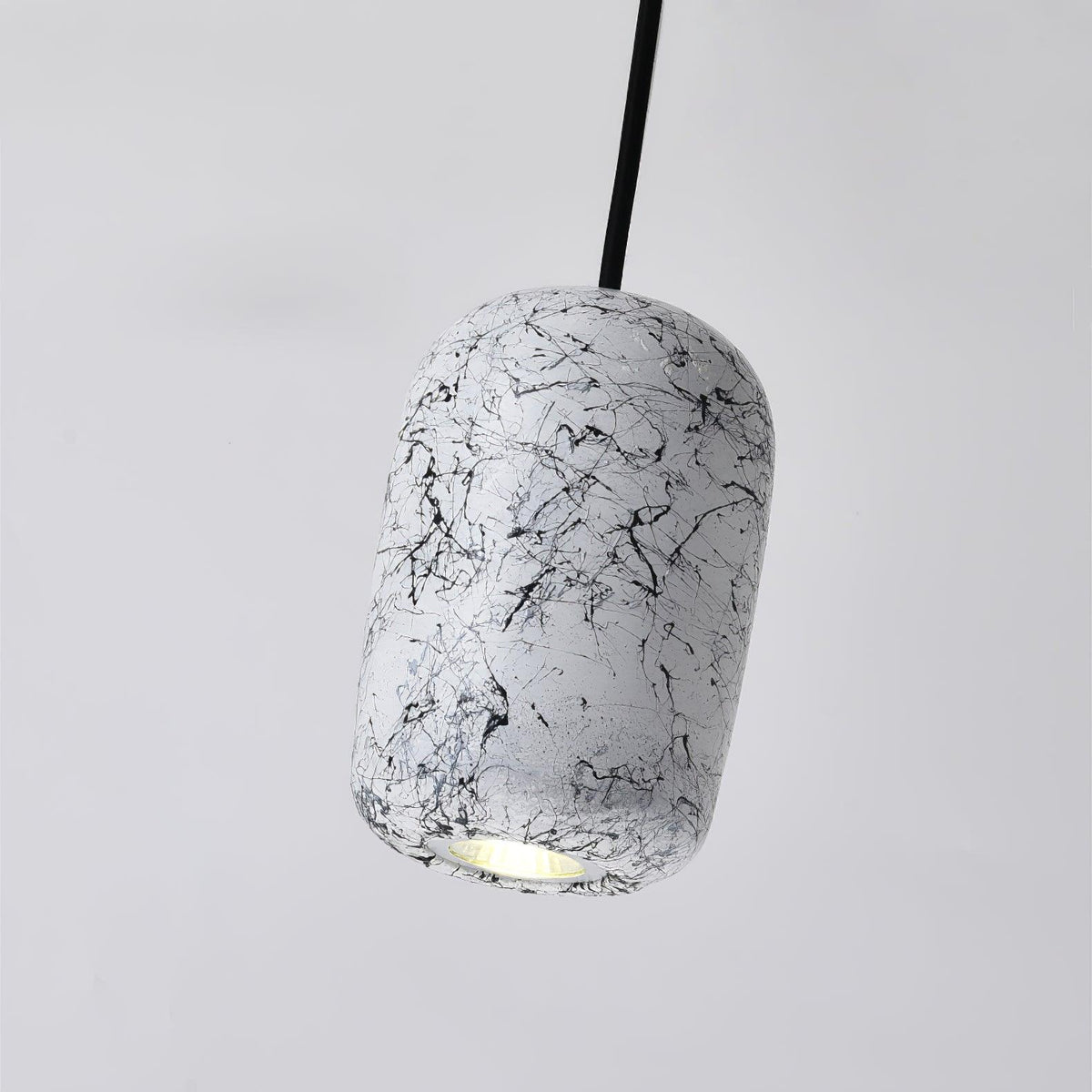 Marble nowoczesny żyrandol wiszący w stylu cementowym