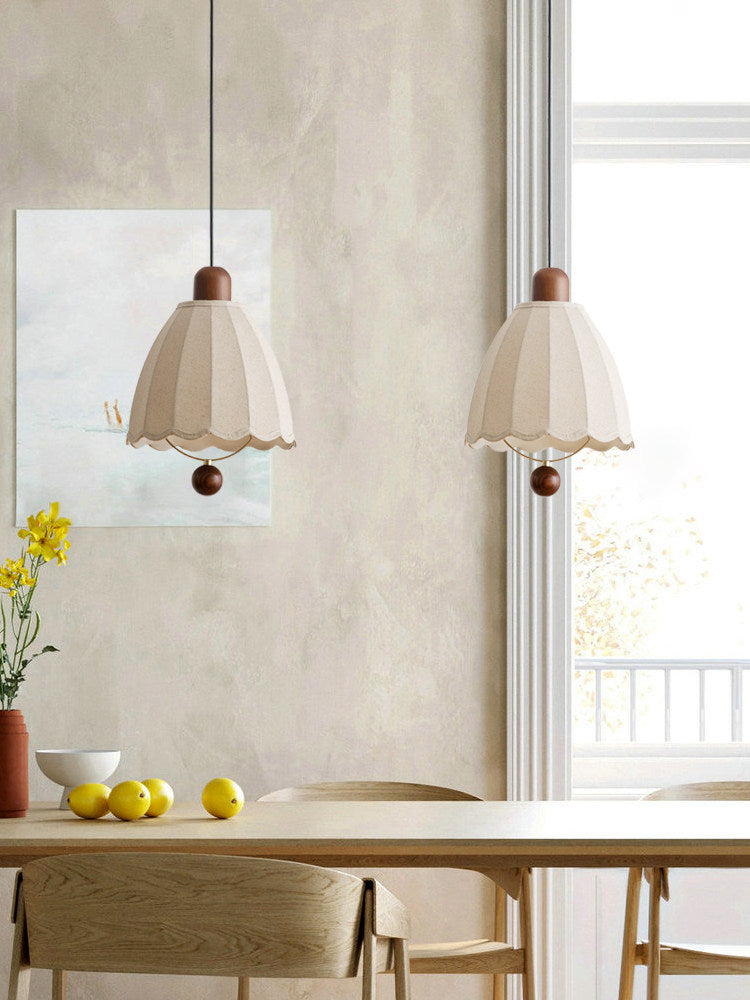 Finscombe Lampa wisząca z tkaniny