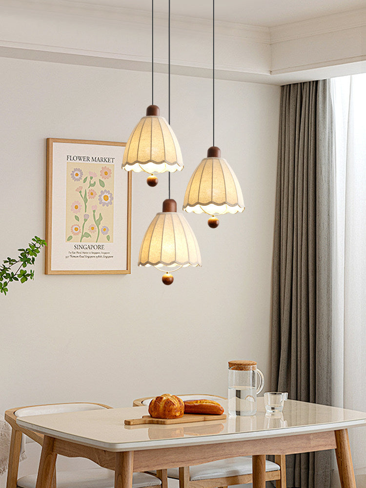 Finscombe Lampa wisząca z tkaniny