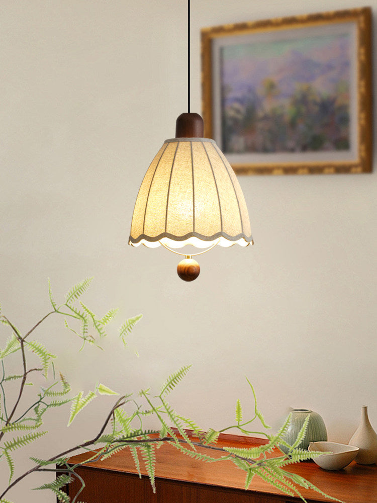 Finscombe Lampa wisząca z tkaniny