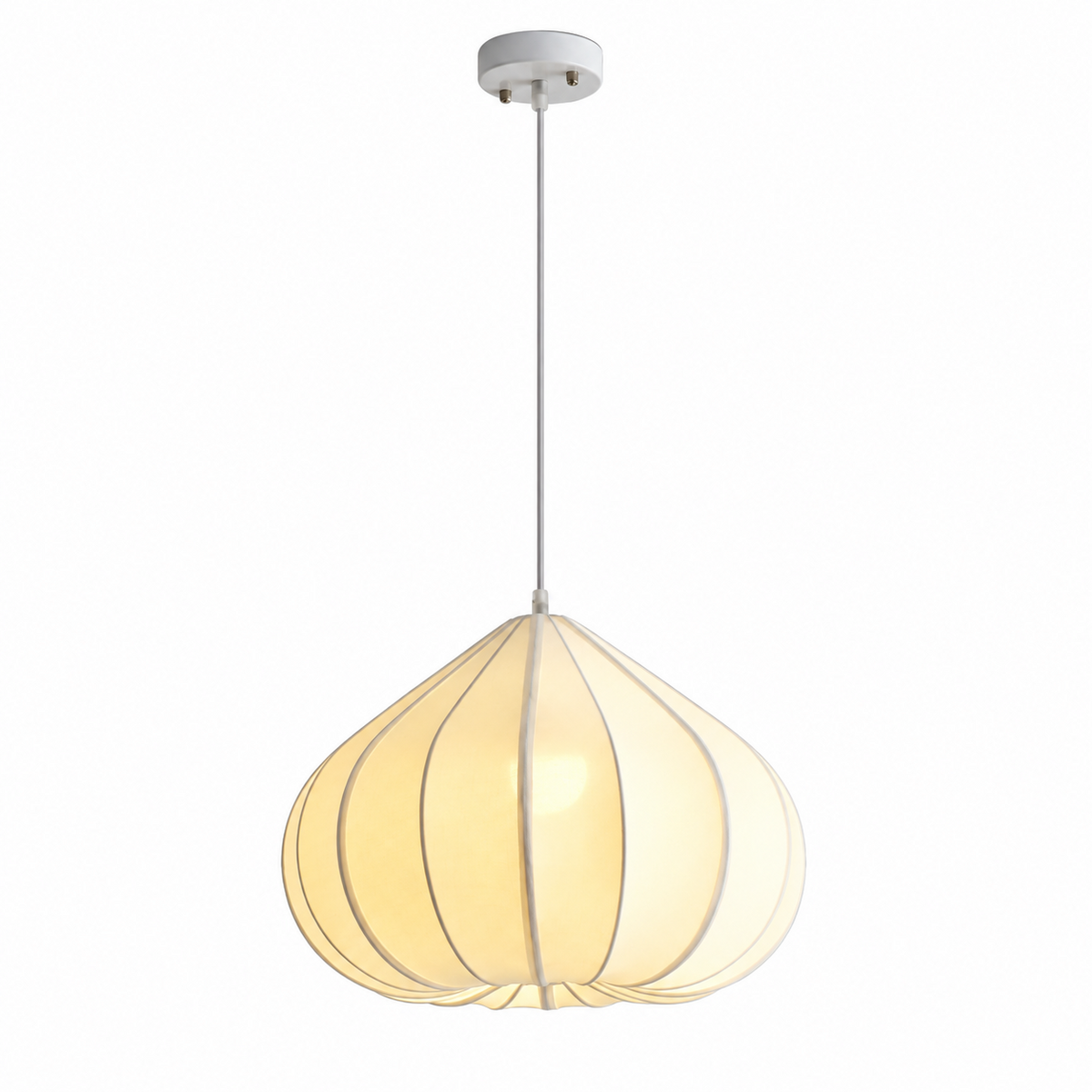Fallowmere Lampa Wisząca Z Prążkowanej Elastycznej Tkaniny