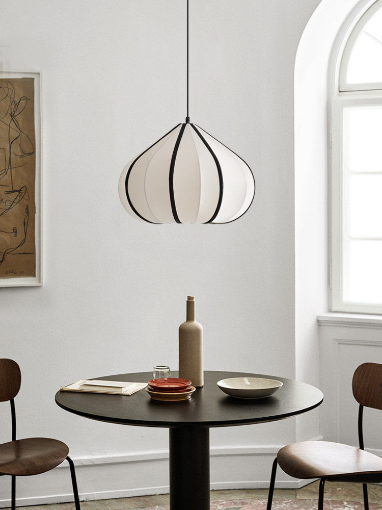 Fallowmere Lampa Wisząca Z Prążkowanej Elastycznej Tkaniny