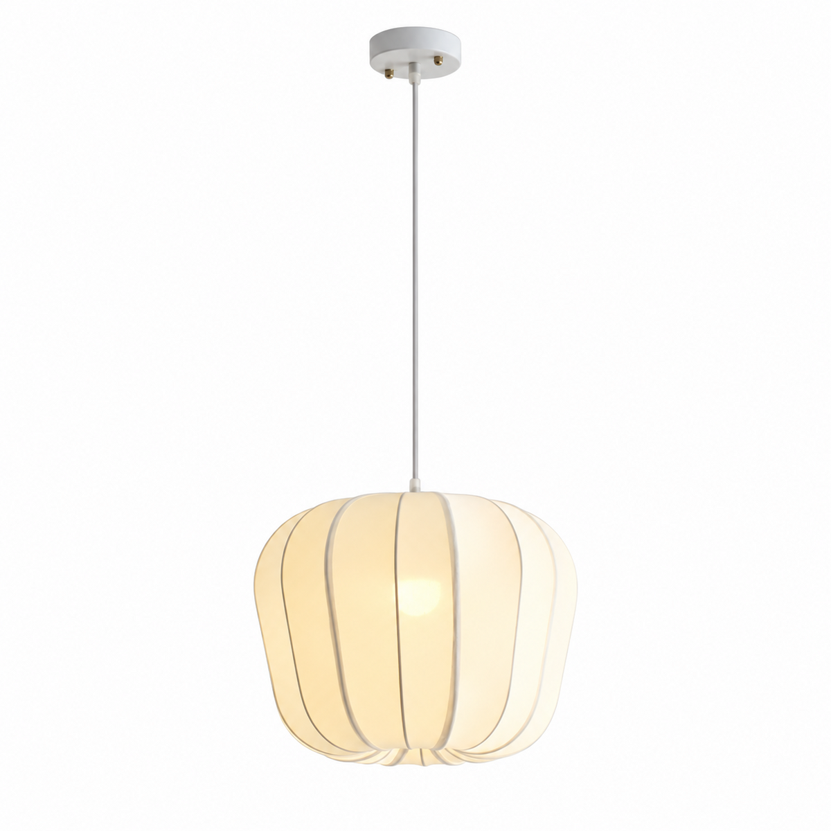 Fallowmere Lampa Wisząca Z Prążkowanej Elastycznej Tkaniny