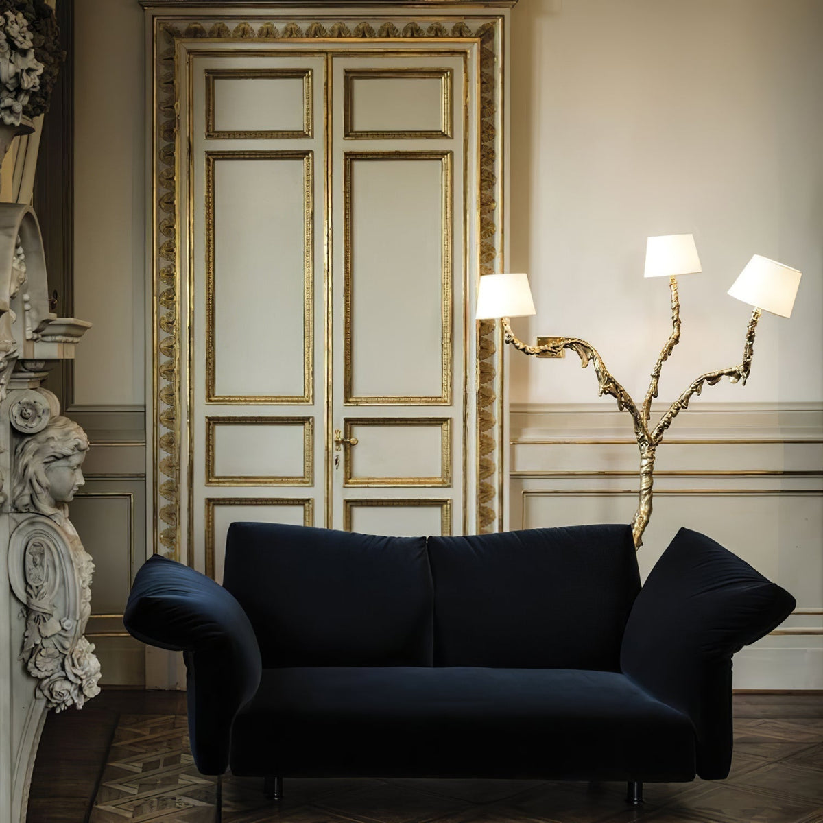 Branny zewnętrzna lampa stojąca