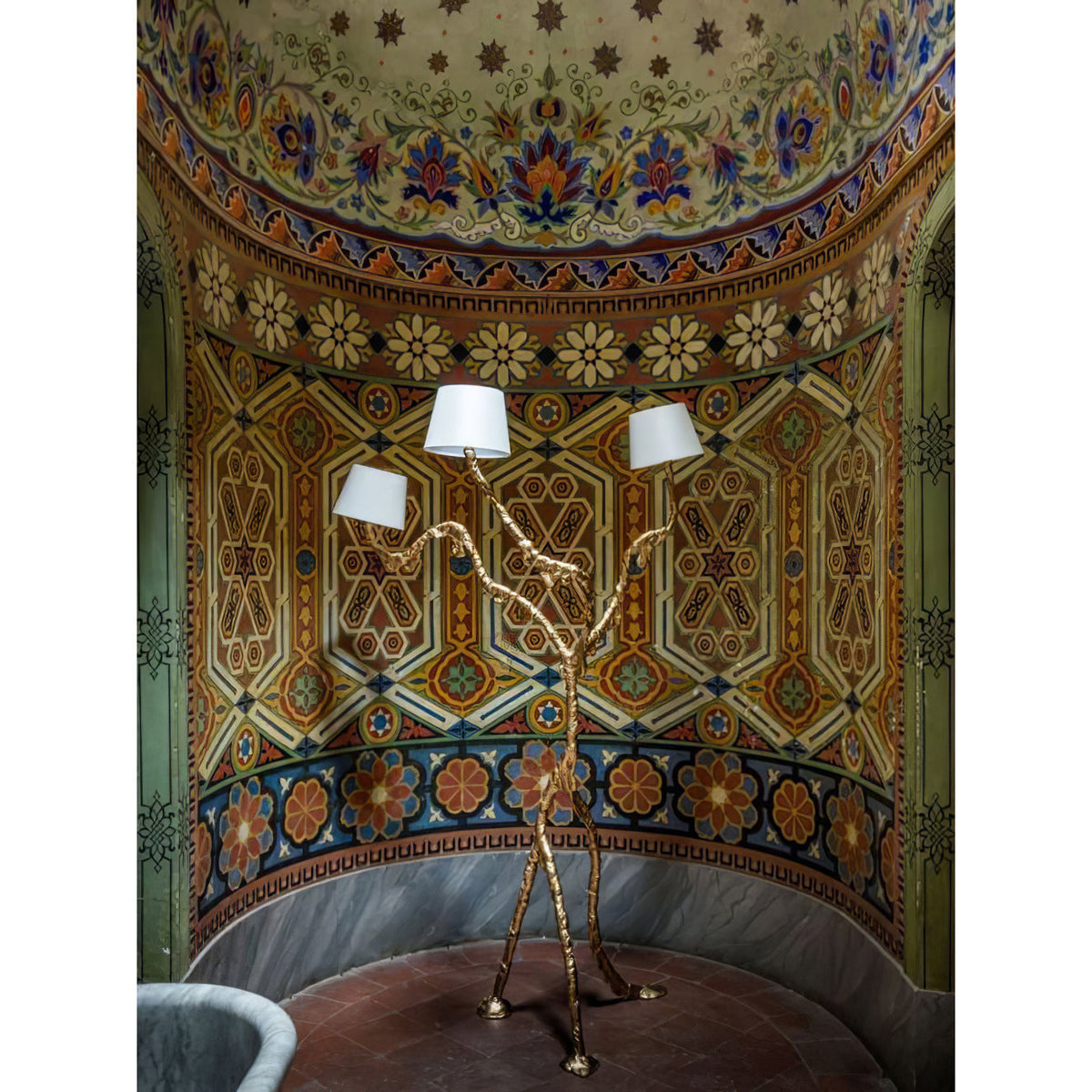 Branny zewnętrzna lampa stojąca