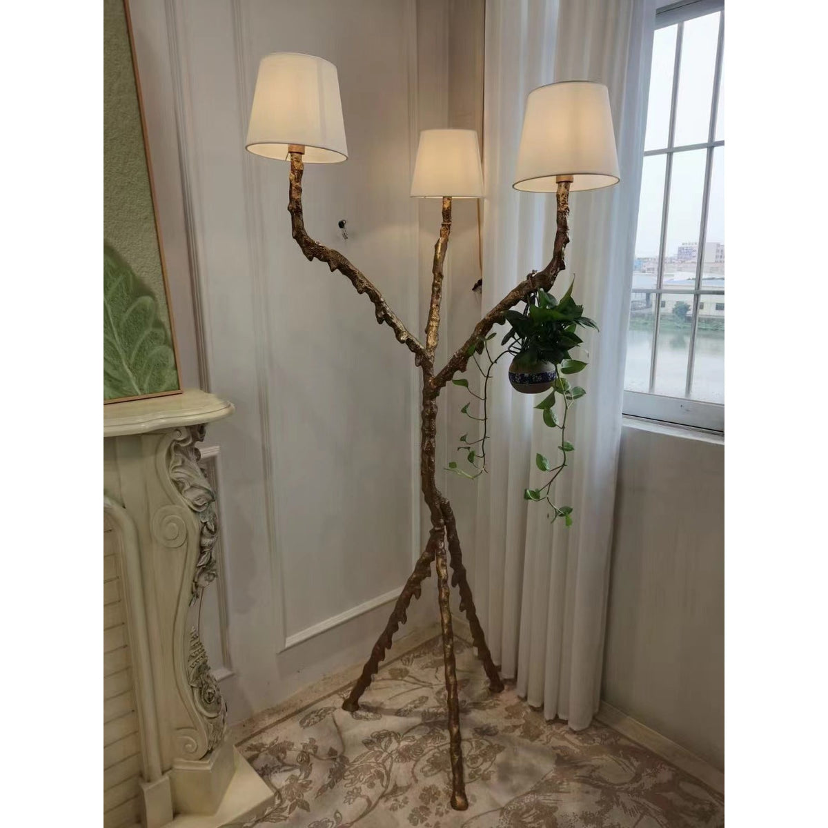 Branny zewnętrzna lampa stojąca