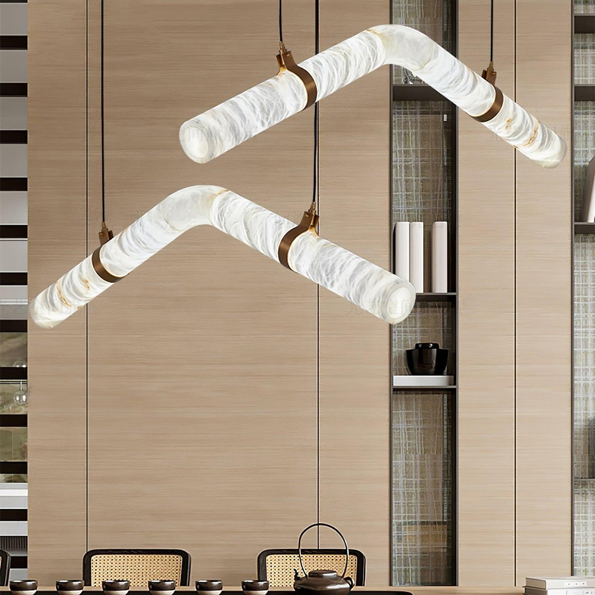 Luste Alabaster Closed-loop lampa wisząca