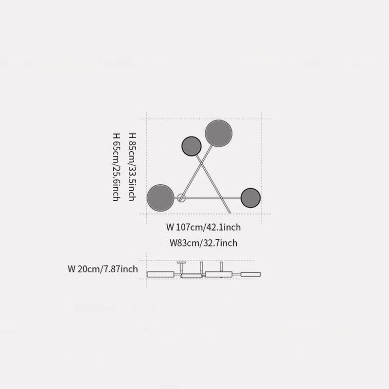 Ithael indywidualna kreatywność kinkiet