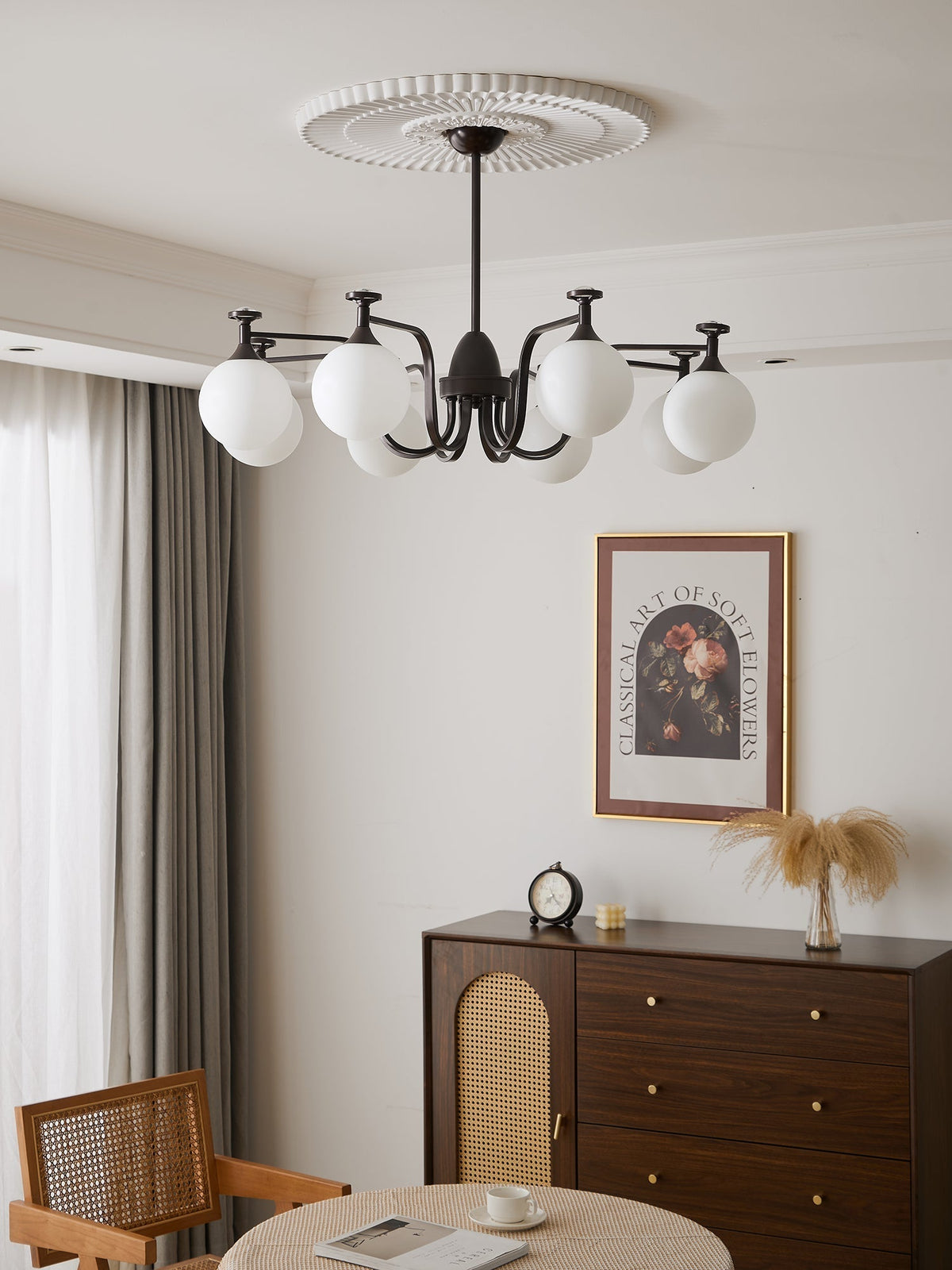 Zotheira Elegance Vintage żyrandol ze szkła