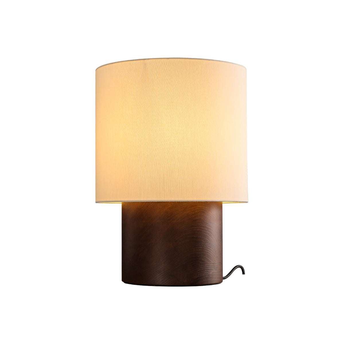 Alvira minimalistyczna lampa stołowa z drewna
