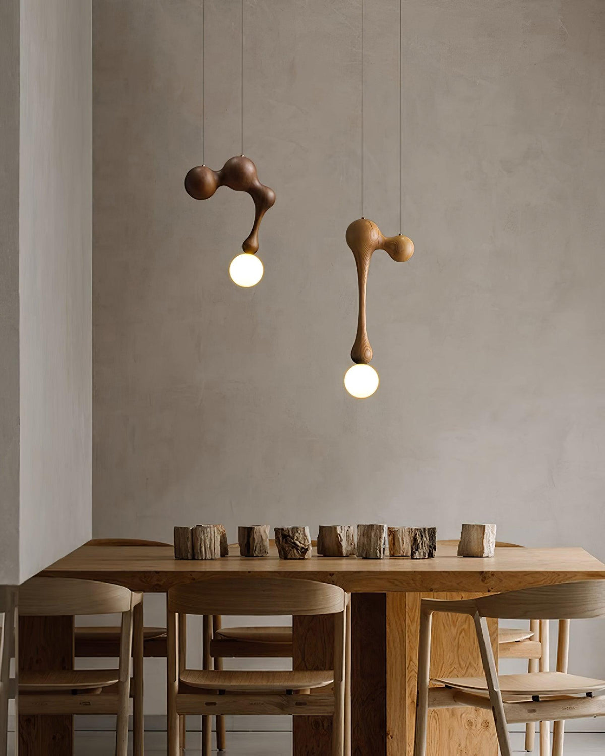 Hale Luxury drewniana lampa wisząca