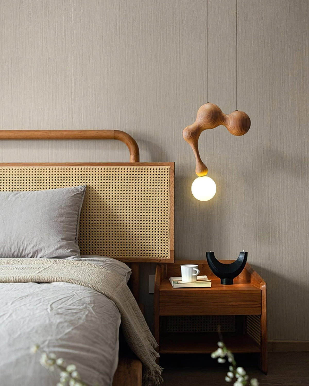 Hale Luxury drewniana lampa wisząca