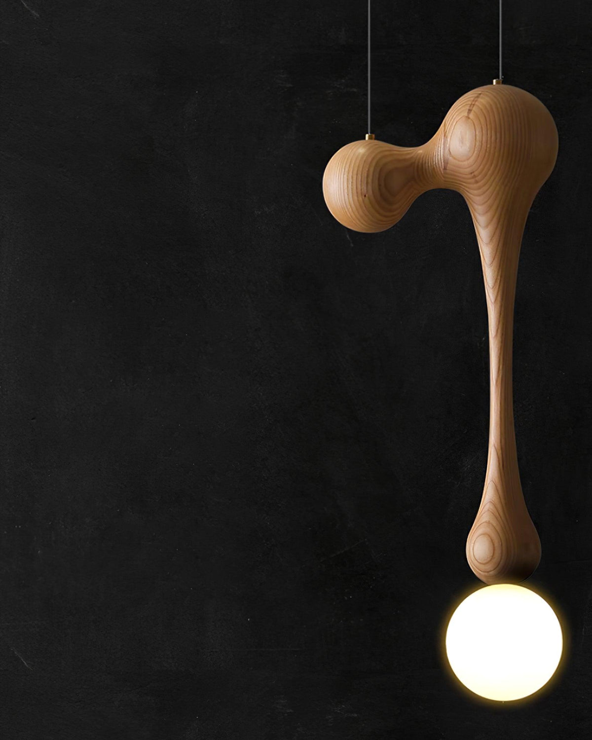 Hale Luxury drewniana lampa wisząca