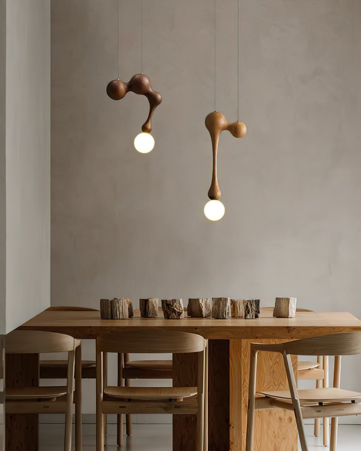 Hale Luxury drewniana lampa wisząca
