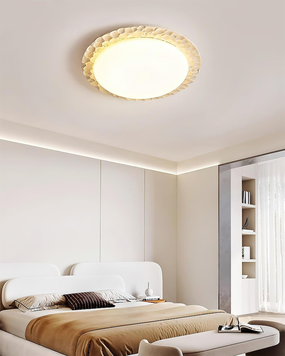 Viraeena lampa sufitowa Travertine Acrylic