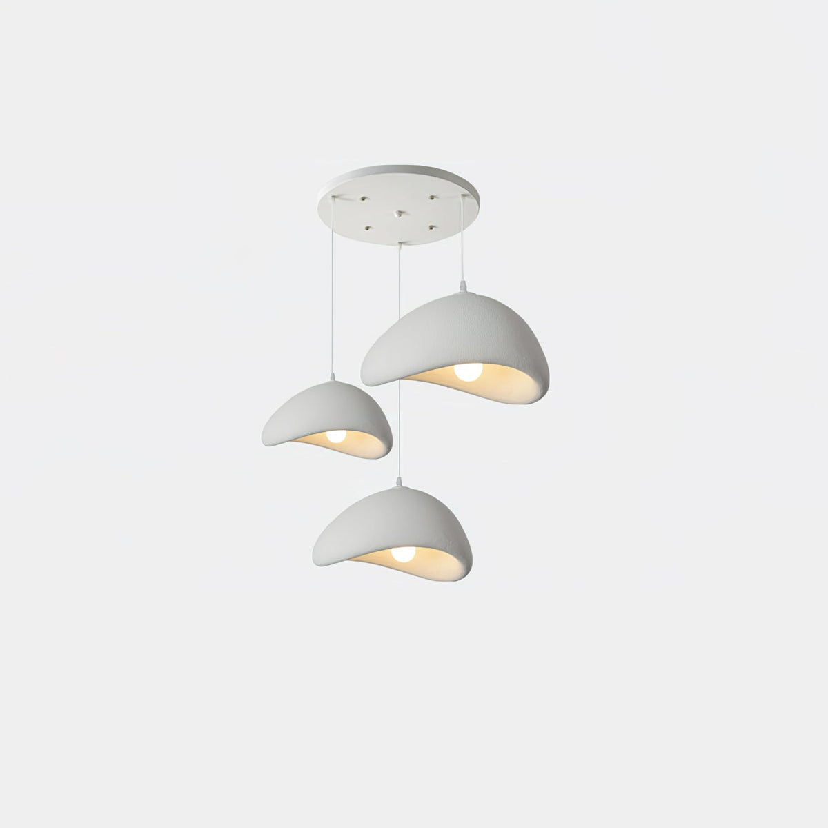 Fentor lampa wisząca Cloud biały minimalistyczna